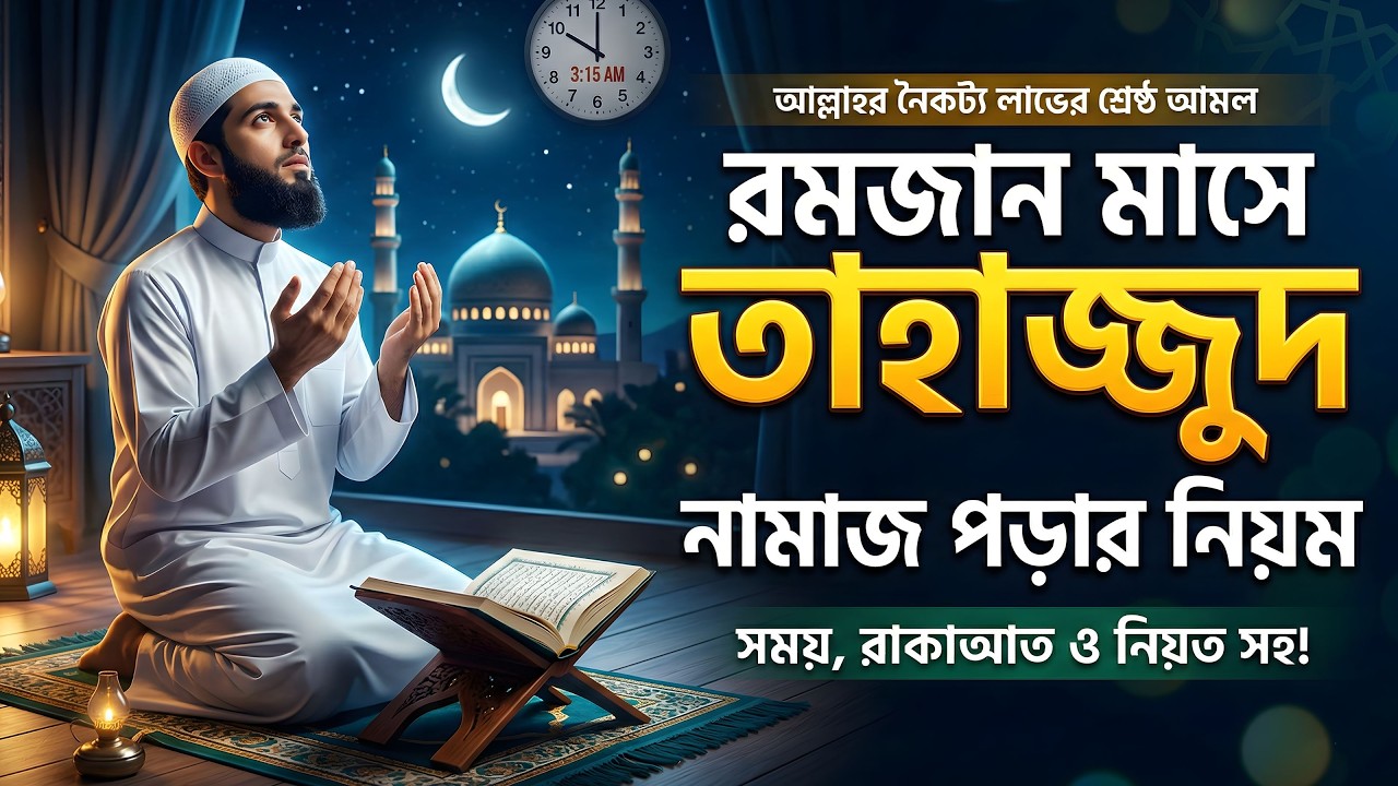 রমজান মাসে তাহাজ্জুদ পড়ার সঠিক পদ্ধতি | ভুলগুলো জেনে নিন | ILM Garden Bangla
