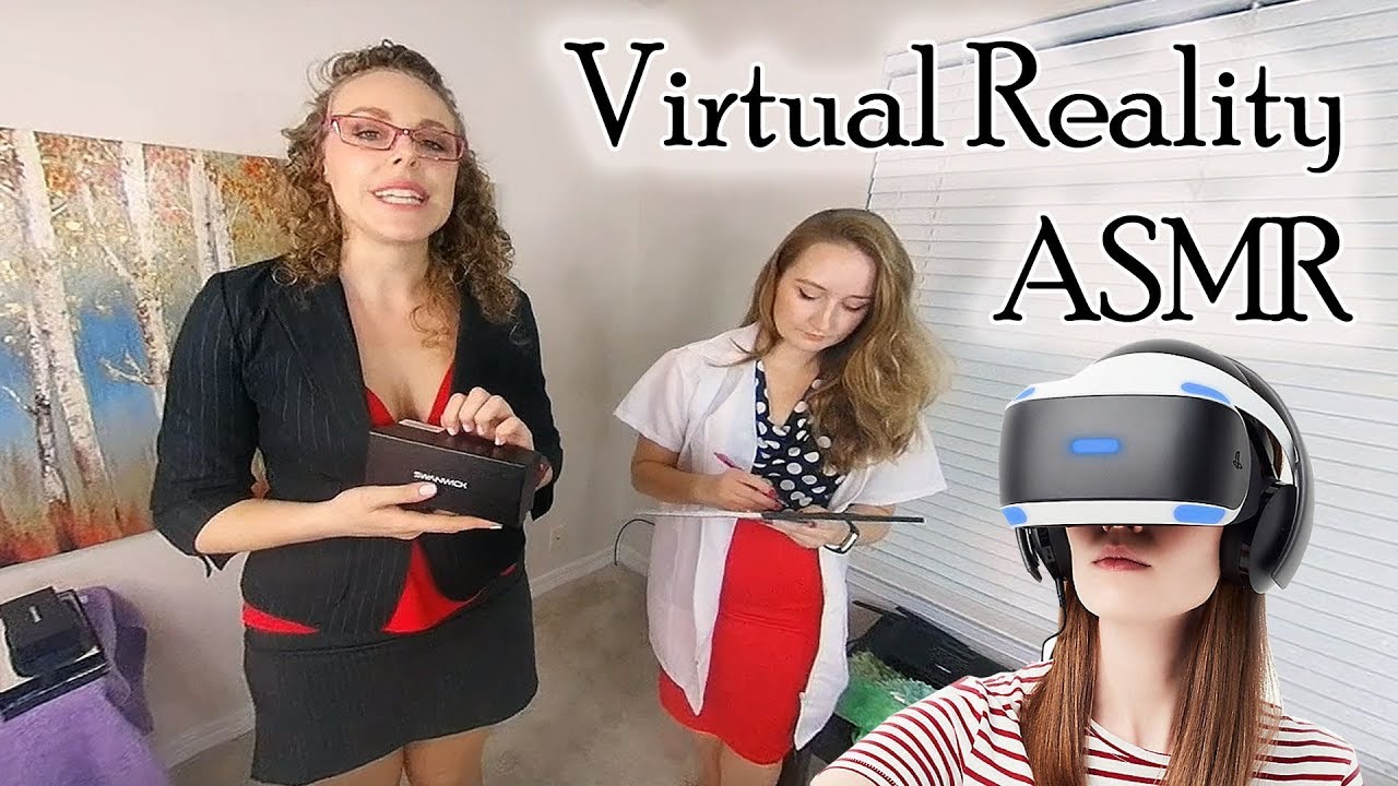 Virtual Reality ASMR Clinic Experience! Tingles Test w/ Doctor Corrina & Kristen VR180