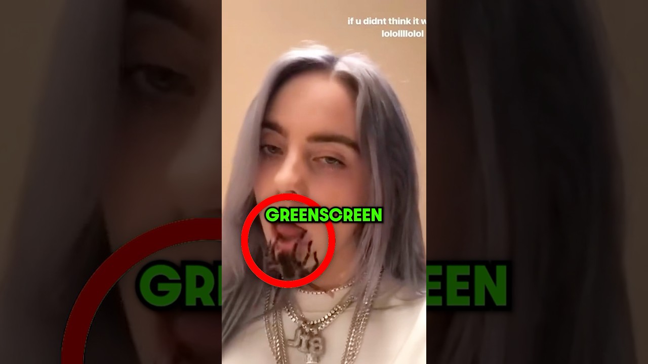 Billie Eilish NEVER uses greenscreen 😳