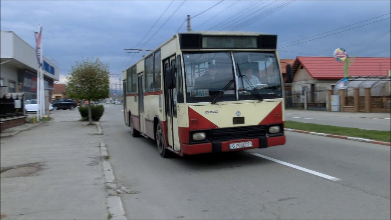 Romanian classic buses DAC Rocar 112UDM Transloc Targu Jiu GJ 01 EDF