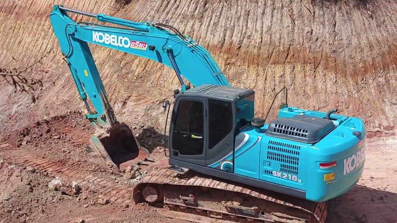 เร็ว แsง nะลุ ดินดาน KOBELCO SK210Lc-10 บ่อ2ชั้น พี่หลงตั้งรับ เสี่ยน้ำฝน จัดให้ excavator EP.9250