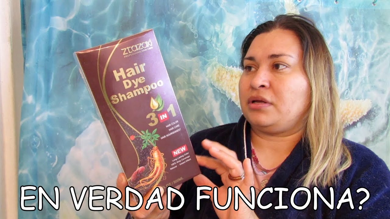 PROBANDO TINTE CHINO/HAIR DYE SHAMPOO