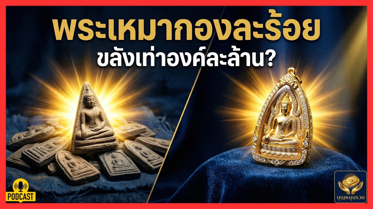 พระหลักร้อยขลังเท่าพระหลักล้านจริงหรือ? ไขความลับพุทธคุณที่เซียนพระไม่ได้บอกคุณ | บุญหนุนรวย Podcast