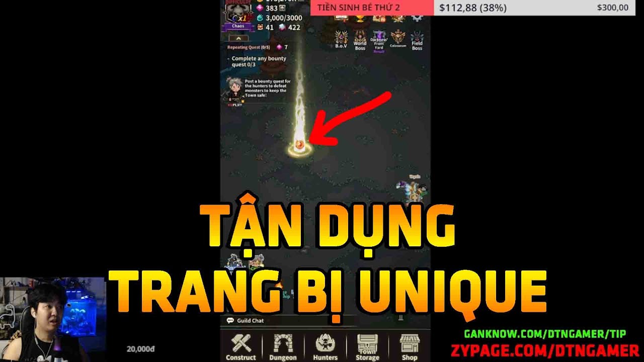 Tr&ugrave;ng Sinh C&agrave;y Lại EHT X30 EP8 : Trang Bị UNIQUE Độc Nhất