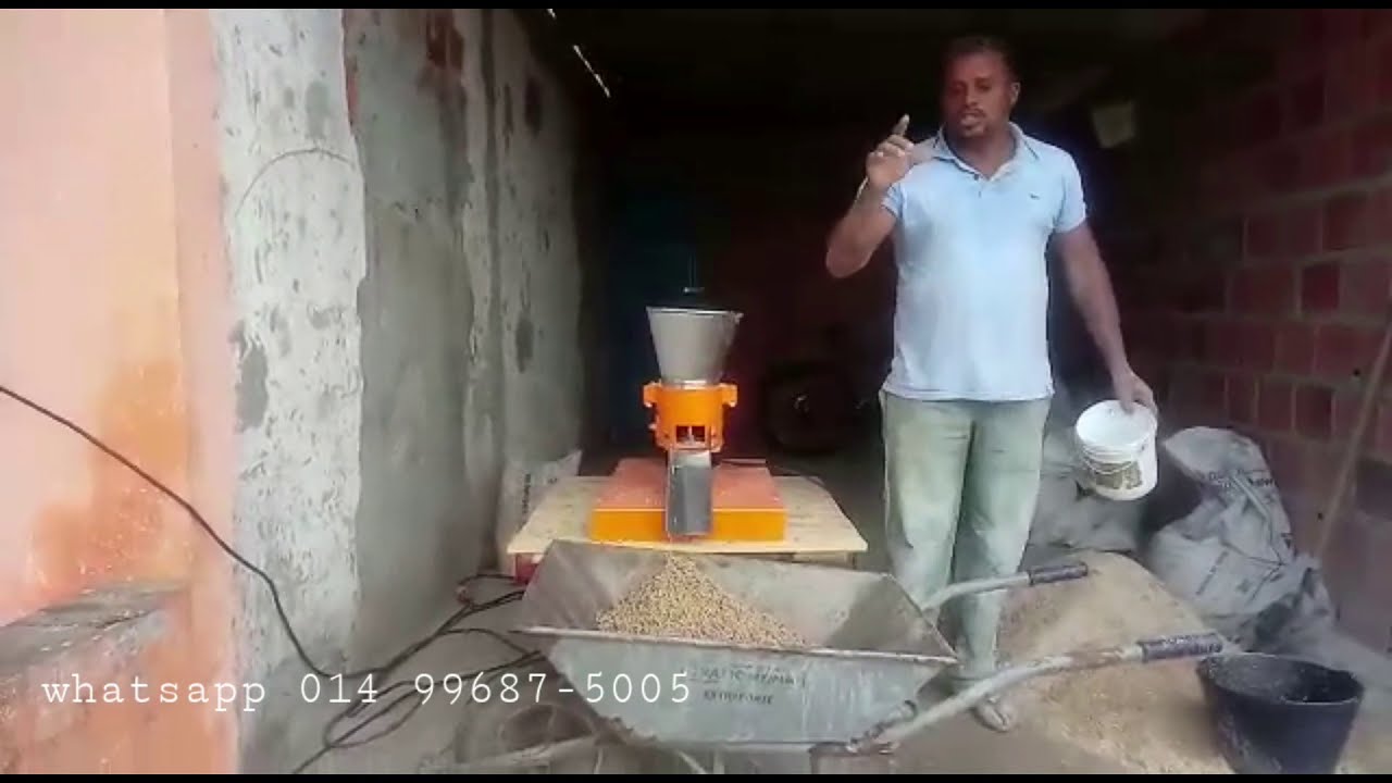 Como Produzir Ração com o Criador de Peixes; cavalos e galinhas Edson Ba - Peletizadora Paraiba PMPR
