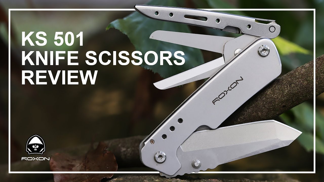 ROXON KS S501-An excellent tool with big tactical knife and full size scissors.