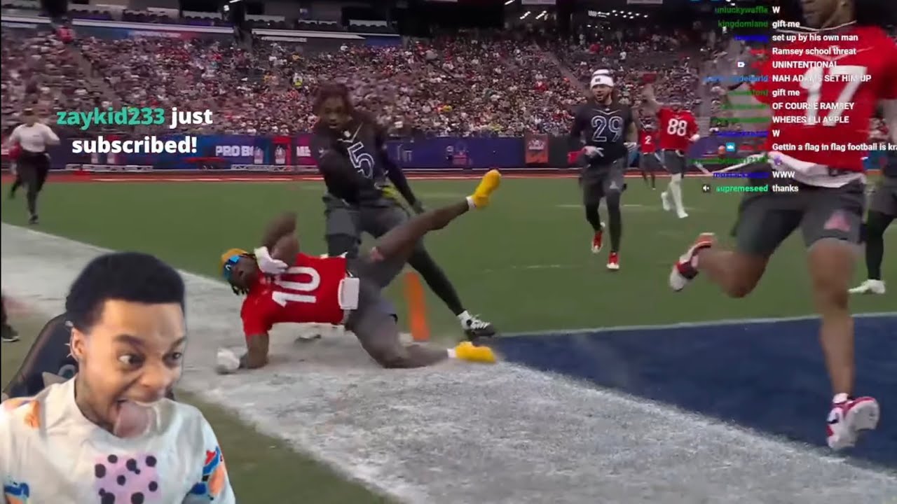 Flightreacts To NFL NFC Vs AFC Pro Bowl Flag Football Game Highlights 2023