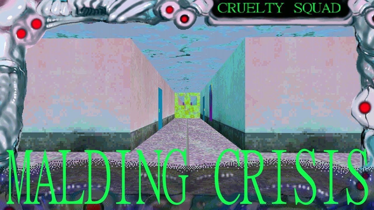 Cruelty Squad Custom Map: MALDING CRISIS v1.0.0 Showcase