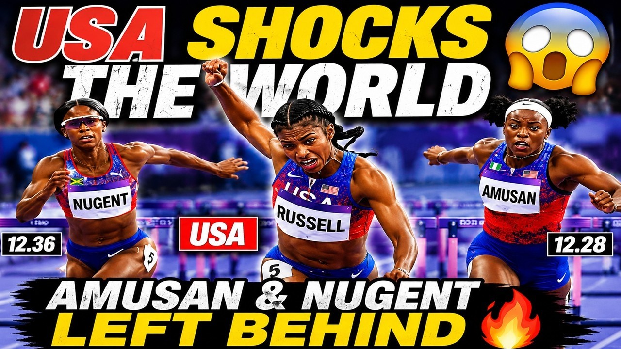 USA Dominance Continues as Amusan and Nugent Left Behind| Masai Russell's 12.14 Masterclass 2026
