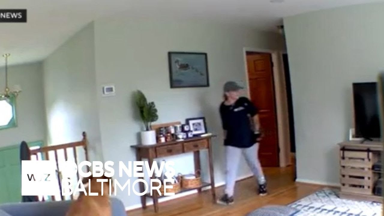 Police seek woman caught on camera breaking into homes in Maryland