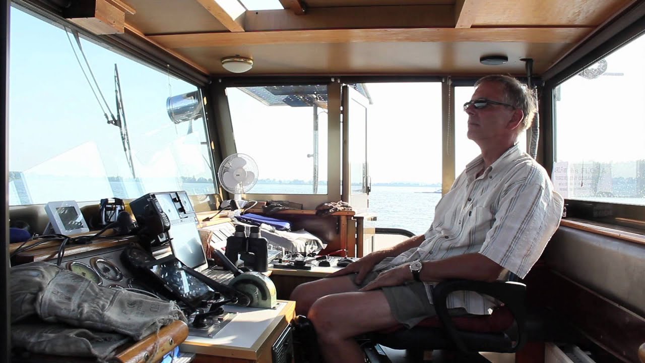 Schipper op de Flora.