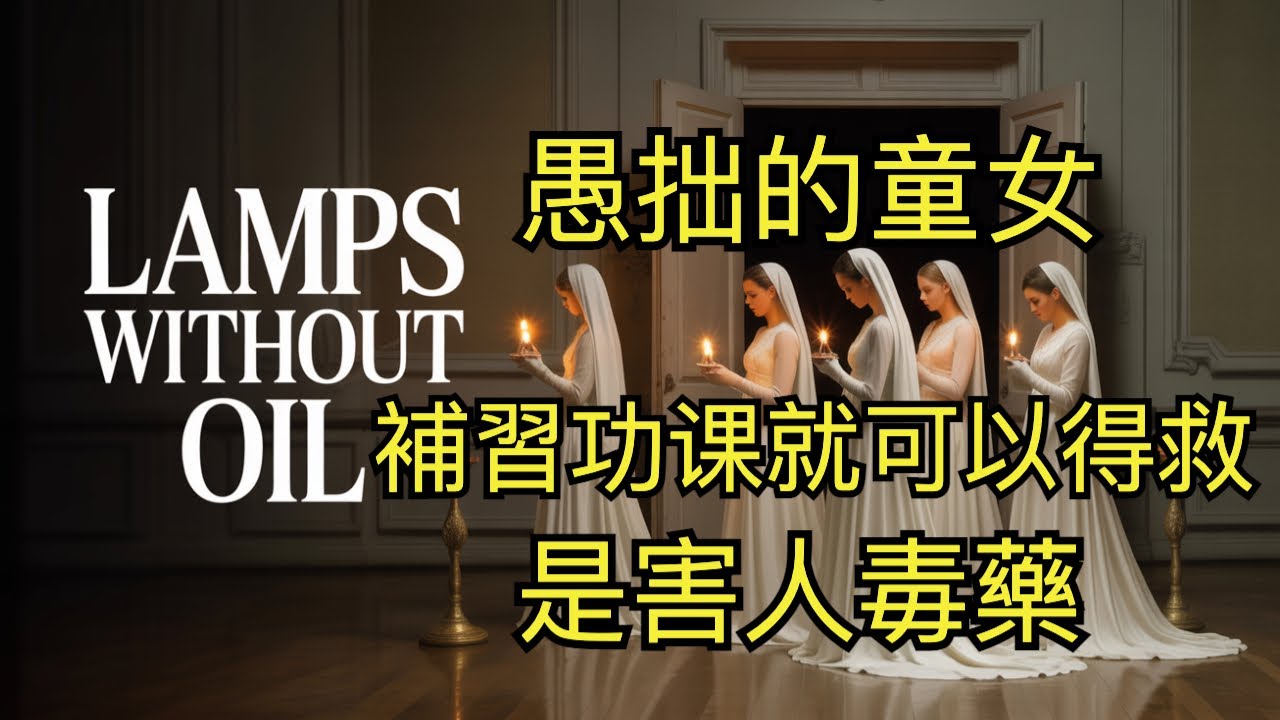 愚拙的童女补习功课就可以得救是害人毒药。Foolish Virgins Saved by Making Up Lessons: A Harmful Poison｜孫東升牧師 【雙語字幕】