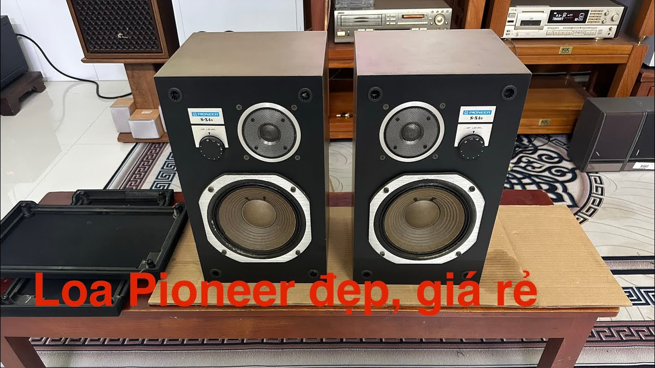 Loa PIONEER S-X4G, loa đẹp, giá tốt, tiếng rất hay, chơi đa loại nhạc, trép giống pioneer 180A. 