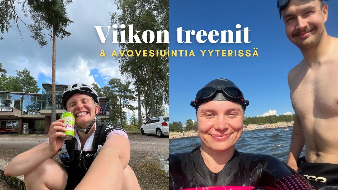 Viikon treenit🏊‍♀️🚴‍♀️🏃‍♀️, kisoihin 5 viikkoa || KOHTI IRONMANIA