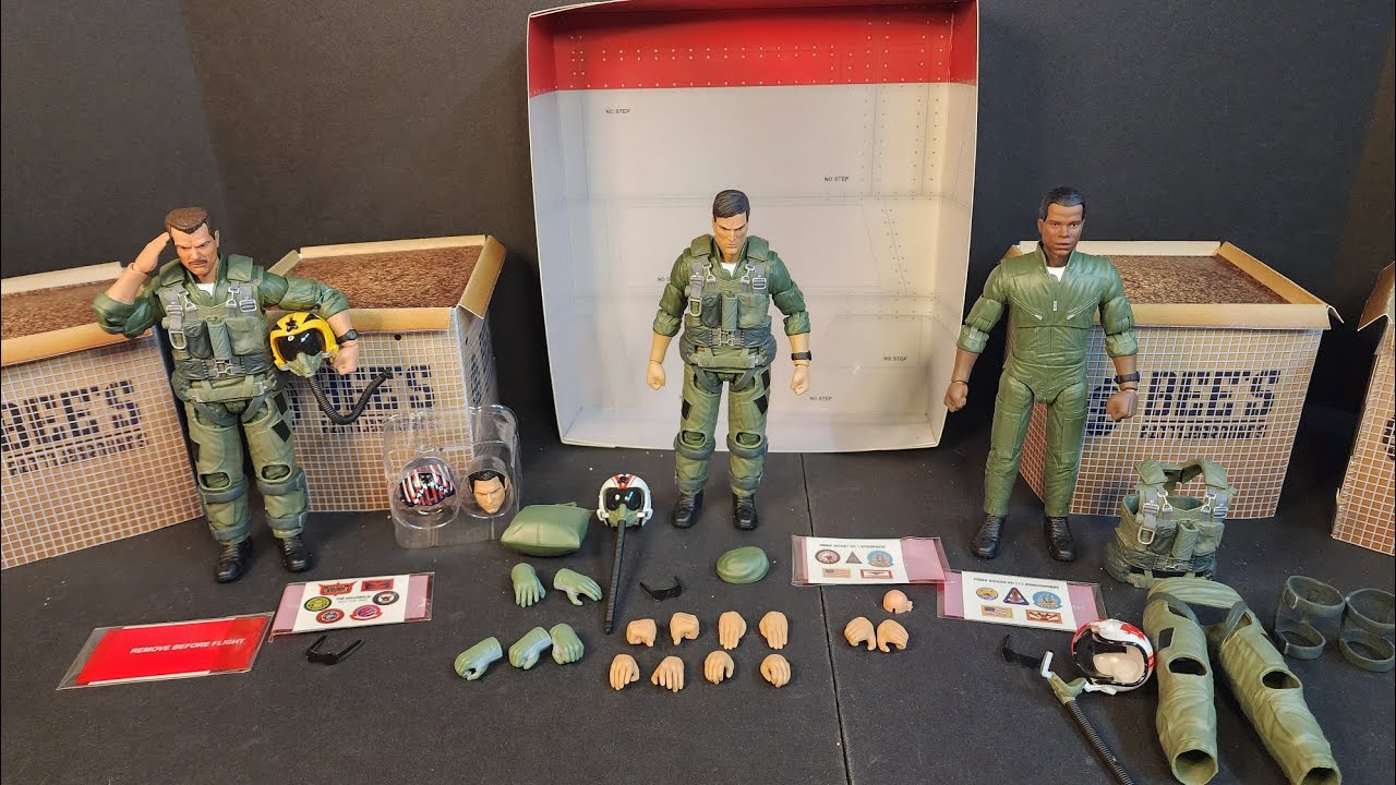 Ramen Toys Aces of Aviation three pack and bonus item