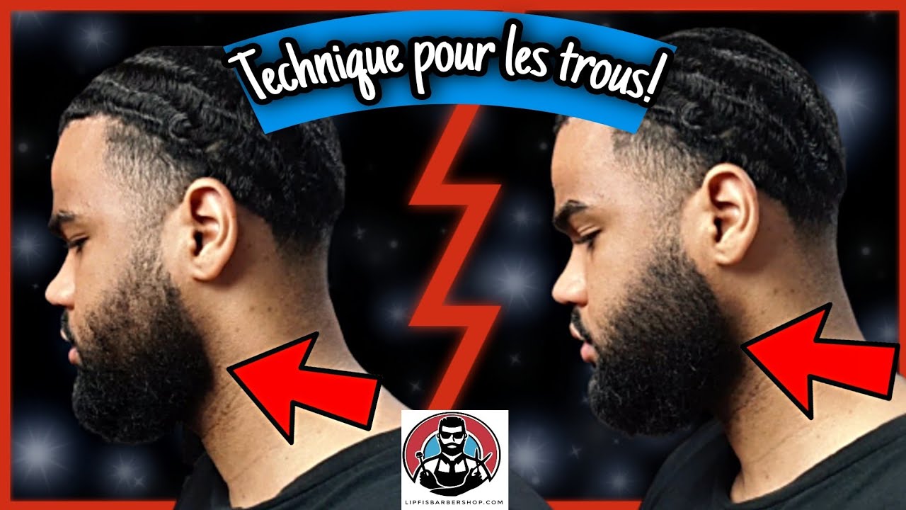 LA TECHNIQUE MAGIQUE POUR LES TROUS! #barbe #cheveux #lipfisbarbershop