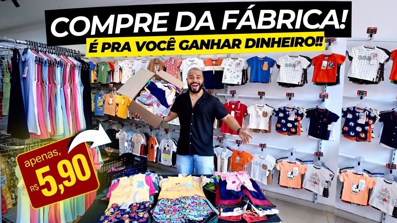 ATACADÃO DAS MARCAS INFANTIL POR R$5,90 COMPRE + BARATO MODA INFANTIL NO BRÁS ATACADO INFANTIL BRÁS