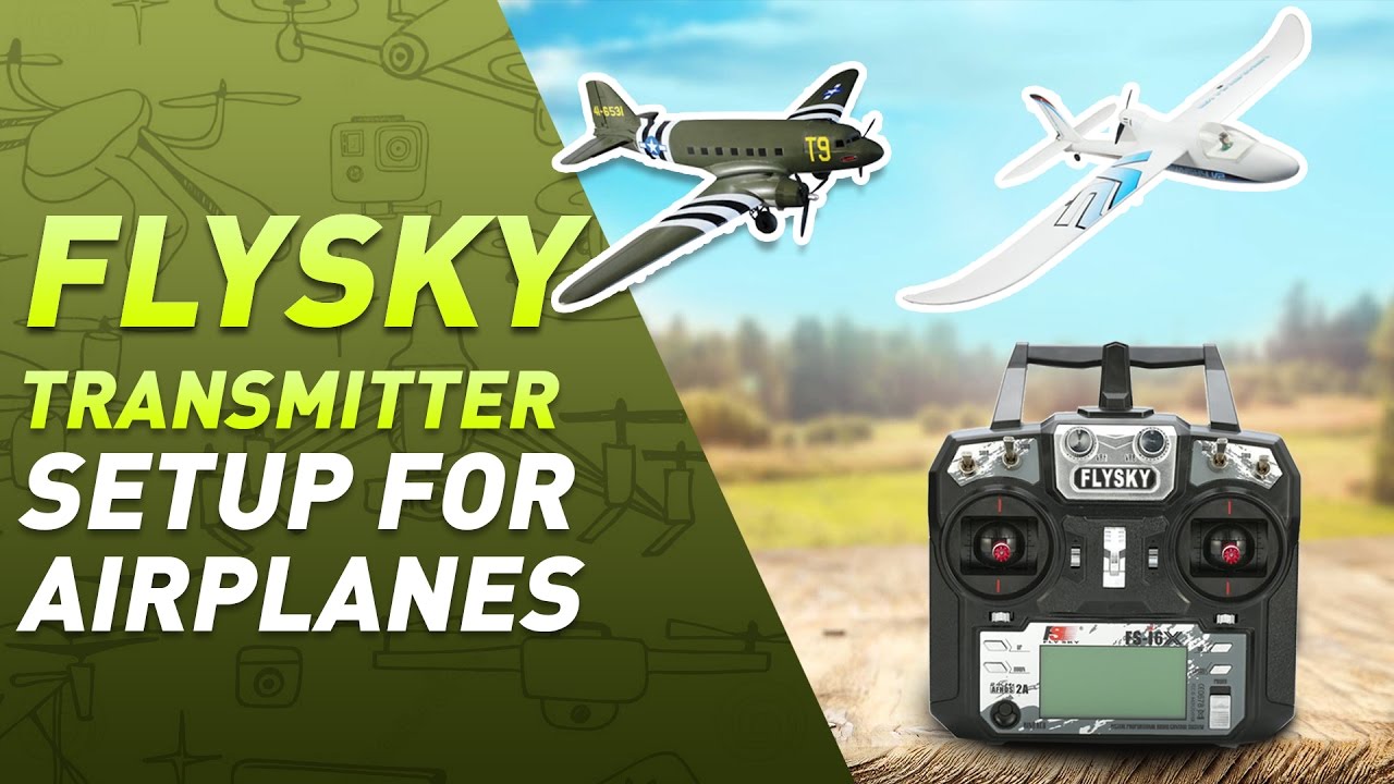 Setting up FlySky Radio for Airplanes | Dual Rate | Expo | Landing Gear