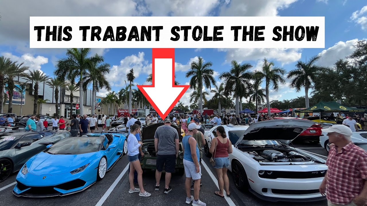 Trabant Stole The Car Show - Cars & Coffee Sarasota - Florida - Trabant USA  HD 1080p