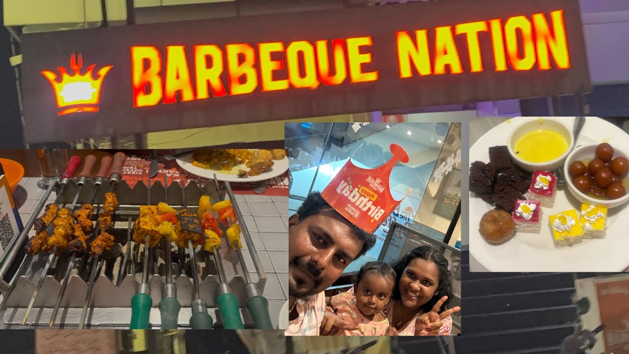 Barbeque Nation Birthday Celebration vlog | Grill, Buffet Dinner Night🎉 Unlimited Buffet Experience 