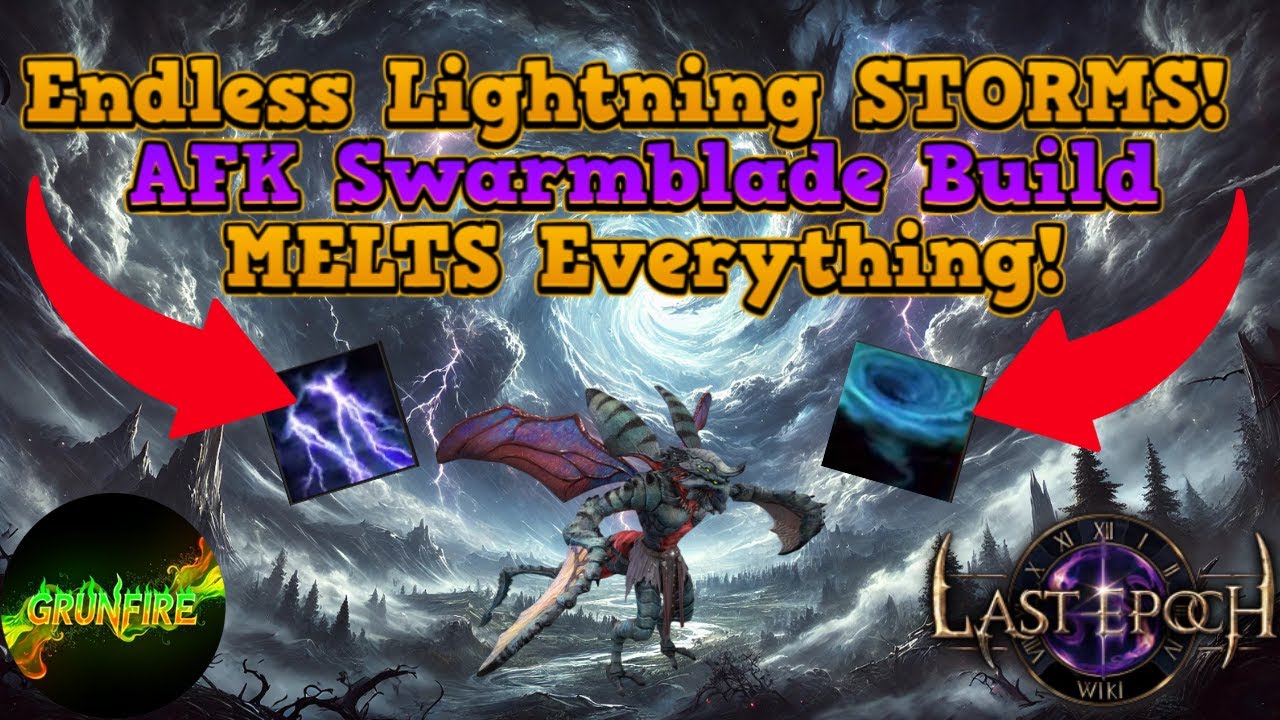 ⚡ Last Epoch Infinite Loop Swarmblade Build! (Tornado + Storm Totem AFK Madness) ⚡