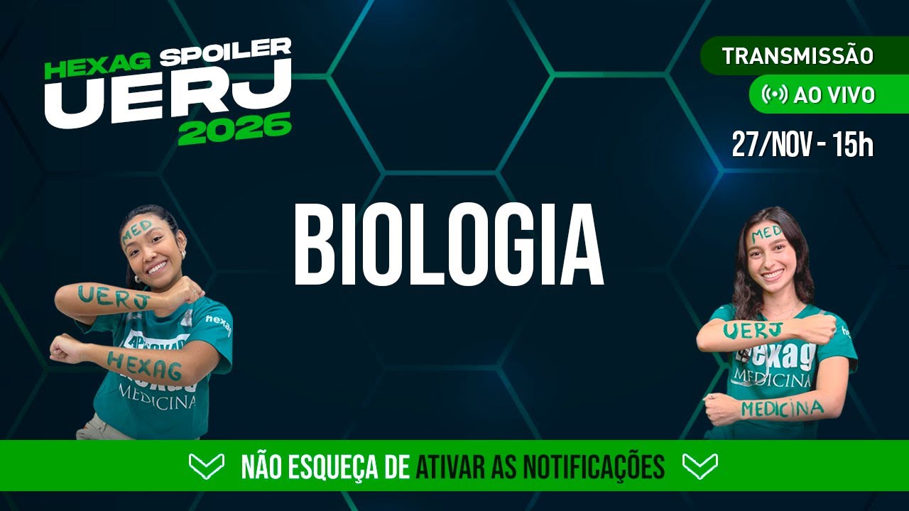 SPOILER UERJ 2° FASE 2026 - MAÍRA CORTEZ - BIOLOGIA