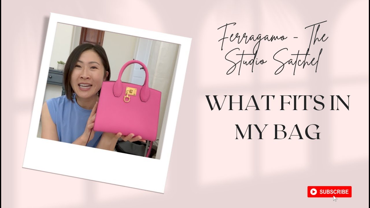 Ferragamo - The Studio Satchel - Small | What fits in my bag
