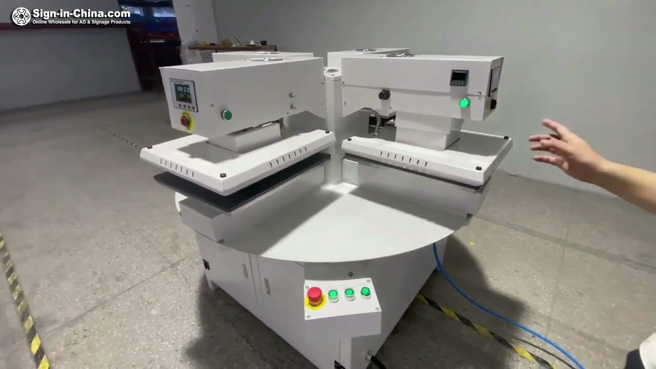 The Video for 4 Station Automatic Heat Press
