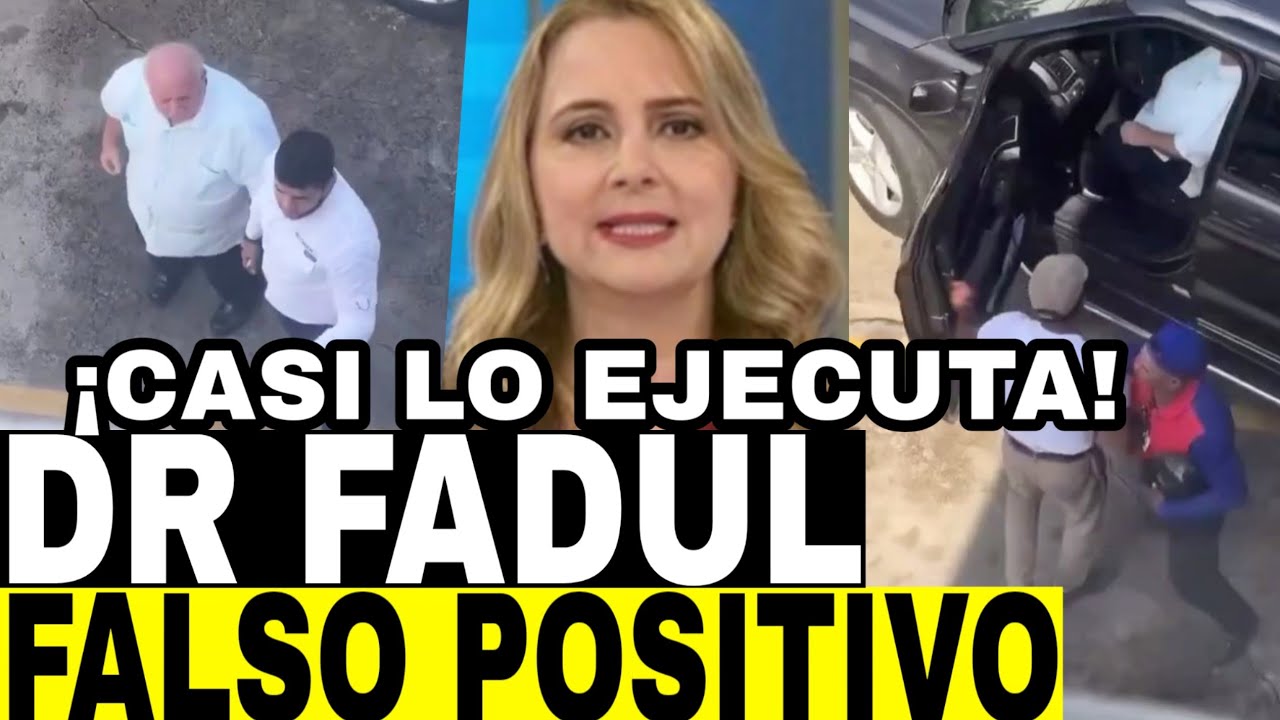 ¡DIOS MIO! HOMBRE NO IDENTIFICADO INTENTA EJECUTAR AL DR FADUL GRACIAS A UN DELIVERY PASO A MAYOR