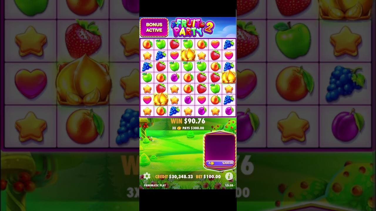 $10 000 bonus buys on FRUIT PARTY 2