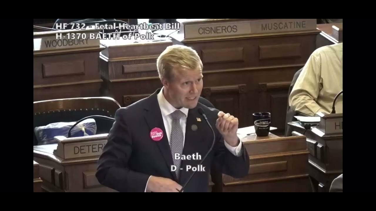 Rep. Baeth offers an amendment to broaden medical emergency exemptions to the IA GOP&rsquo;s abortion ban