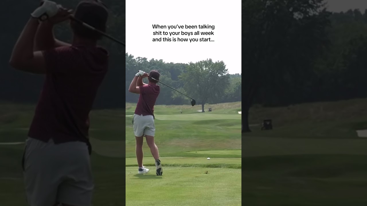 Gotta stop talking shit before the first tee 