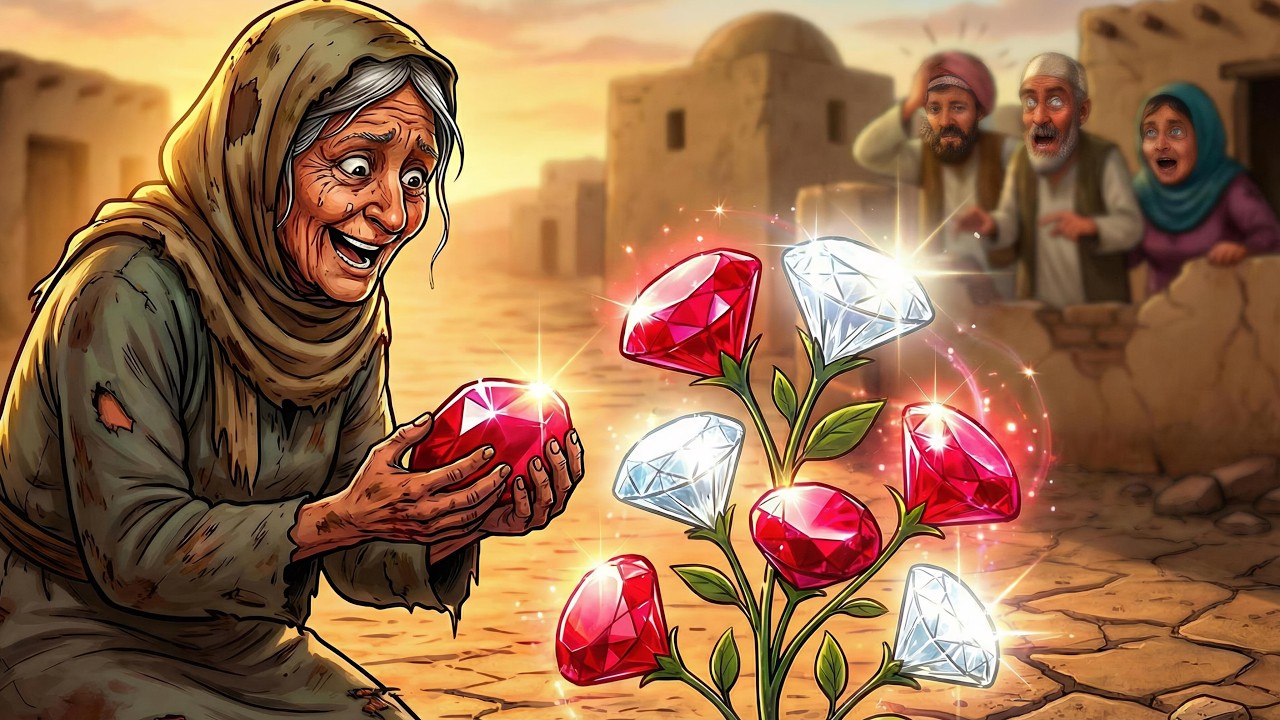 قصة العجوز الفقيره التي تزرع الحجاره فسخرو منها وبعد عام اذهلتهم