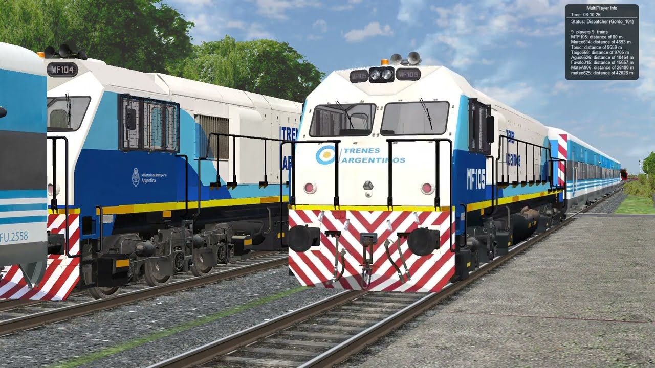 Open rails Argentina | Linea Sarmiento - MTF3300 en el Moreno - Mercedes Multiplayer