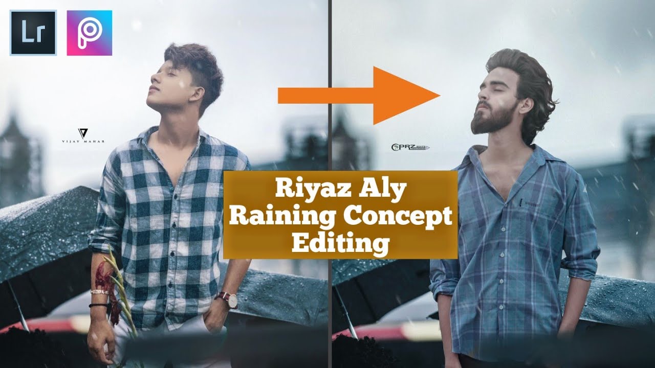 Raining Easy Concept Editing Of Riyaz Aly For Beginners | Picsart & Lightroom