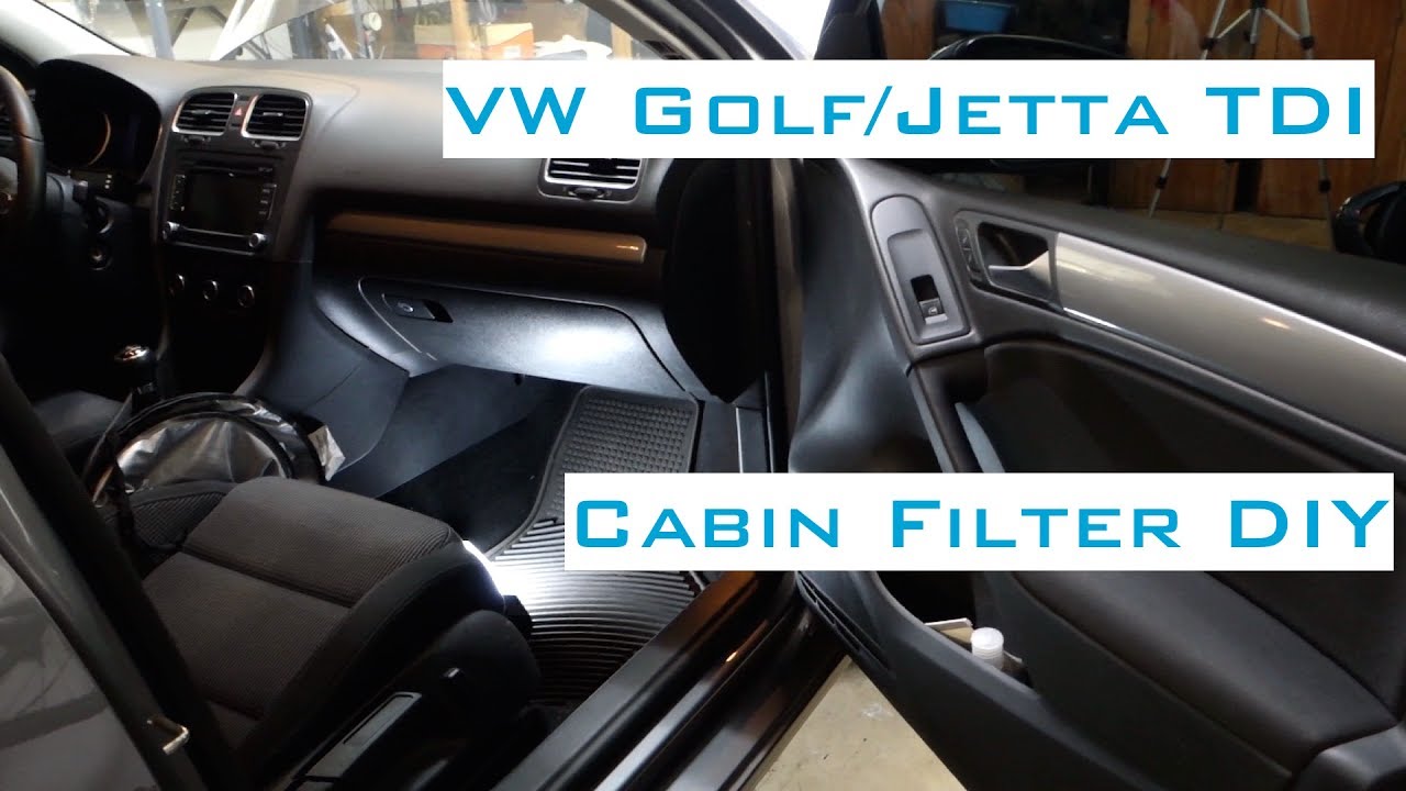VW Golf/Jetta TDI - Фильтр салона своими руками - 2009-2014 гг.
