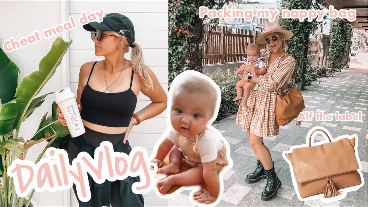 DAILY VLOG | PACKING MY ALF THE LABEL NAPPY BAG | KMART HAUL | CHEAT MEAL 🍕🌮| MIKAELA RICHTER