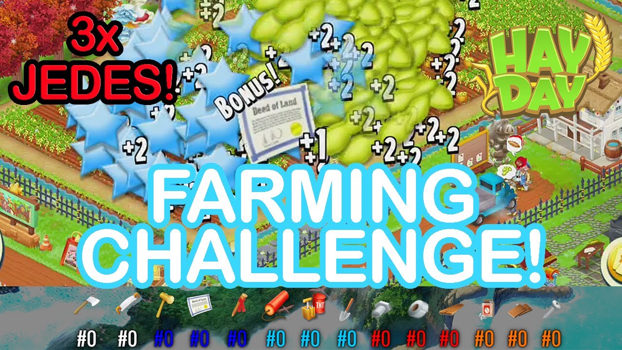 FARMING CHALLENGE! 😱 | 3x JEDES PRODUKT! 😍 | Hay Day Live | SyromerB