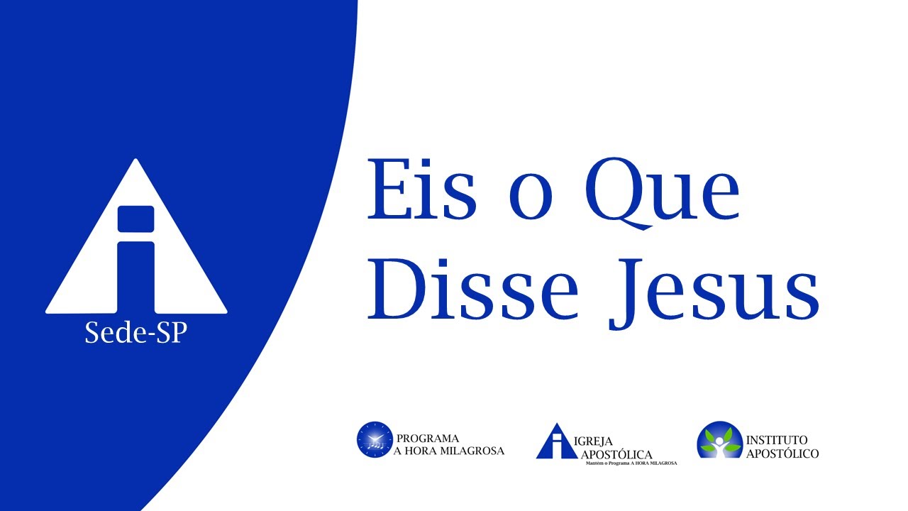 Coral: Eis o Que Disse Jesus - 29/03/2024 - Sede - São Paulo