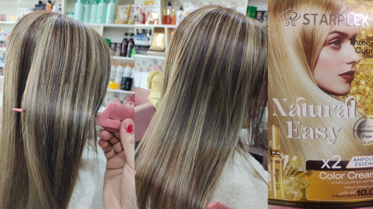 starplex platinum blond highlights / ash blonde green hair color / hair color