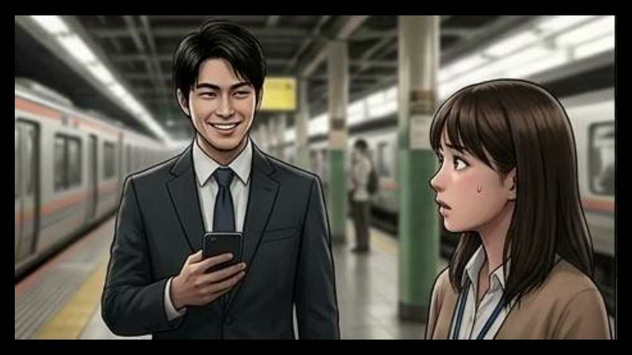 廊下の向こうのあの笑顔。#創作アニメ 