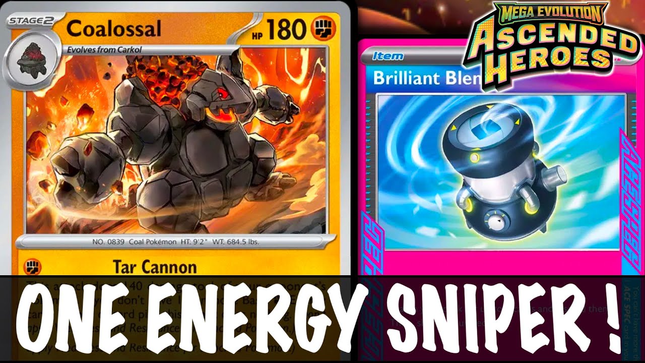КОАЛОССАЛ: Энергетическая атака! Наносит огромный урон любому покемону на поле! PTCGL (ВОЗВЫШЕННЫ...