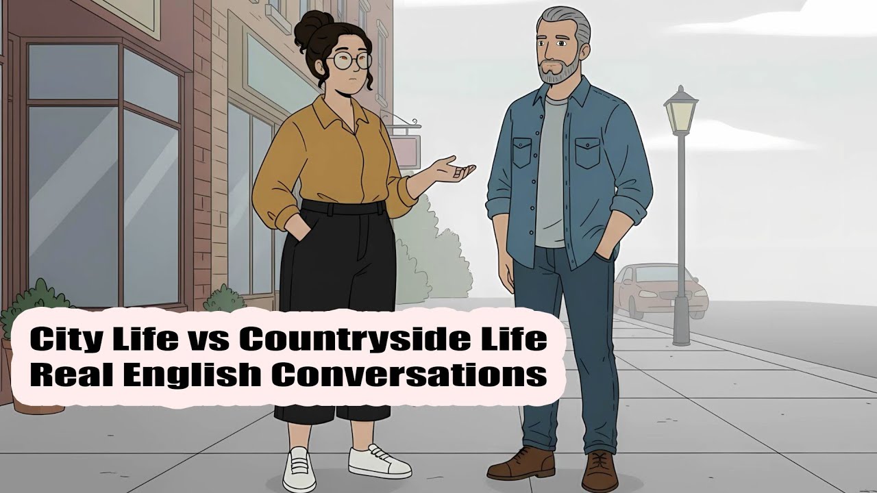 City Life vs Countryside Life Real English Conversations