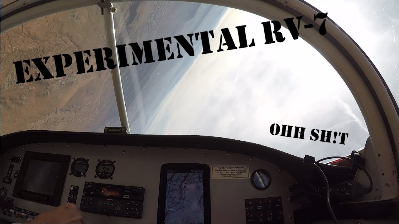 RV7 Experimental Aircraft first flight