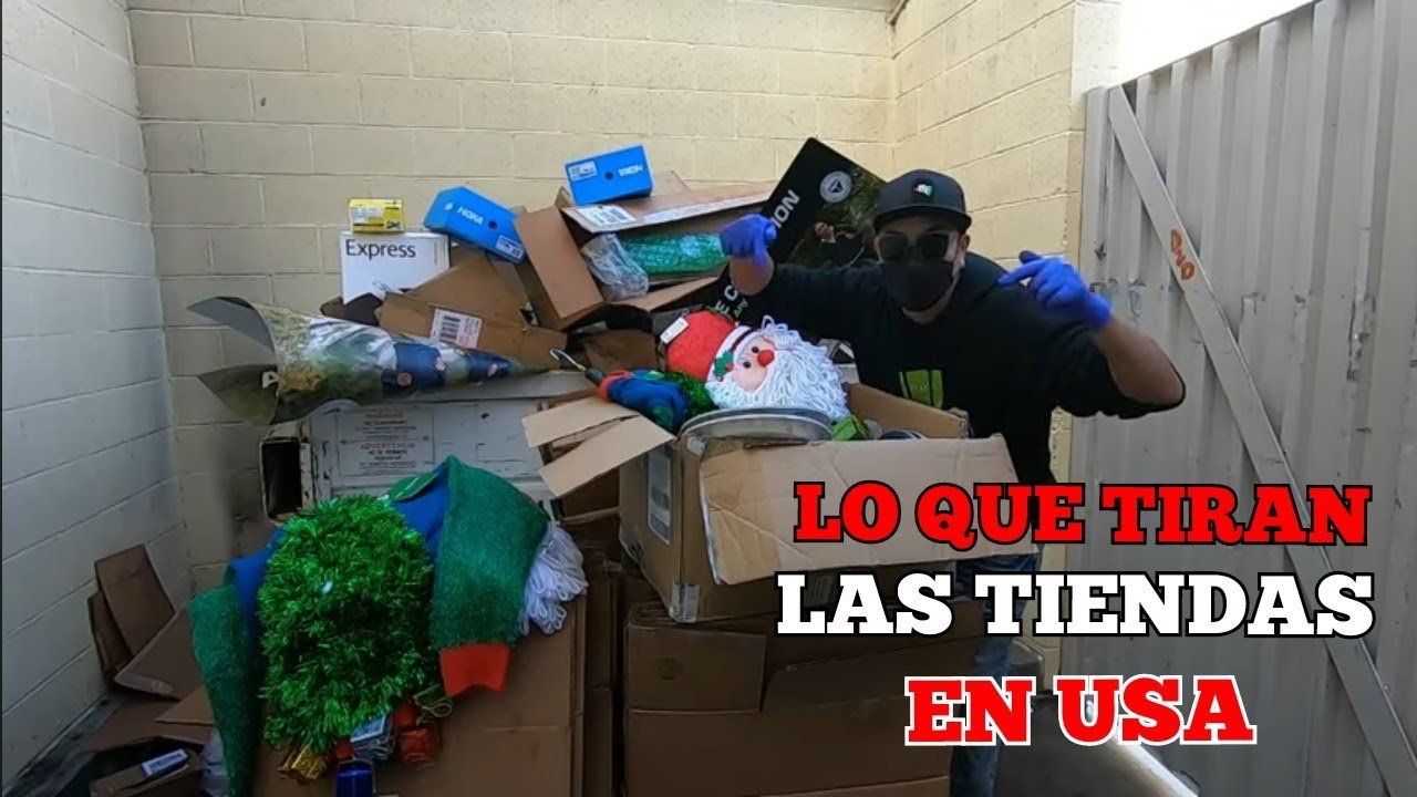 Busco en la BASURA de USA y Lo Que ENCUENTRO  Es MARAVILLOSO #loquetiranenusa #dumpsterdiving