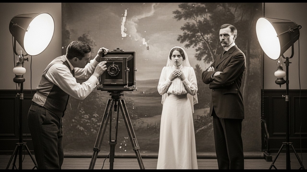 An ordinary wedding photo, but when you zoomed in, the truth turned out to be shocking.
