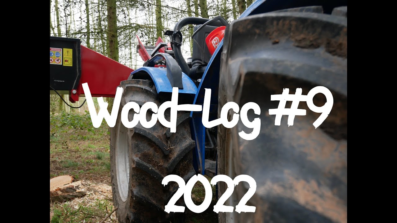 Tree Thinning & Felling, Remet Branch Logger, BCS Victor 400 Tractor. Woodland Vlog 9, 2022,