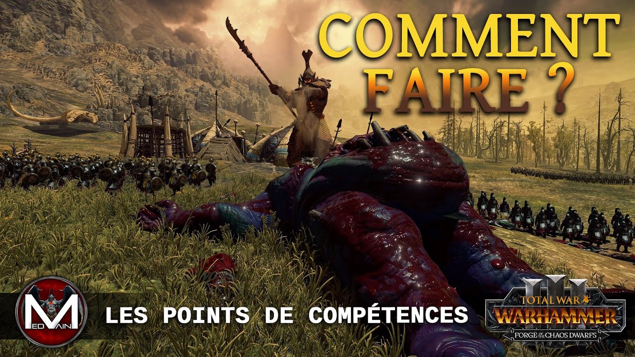 Attribuer les points de comp&eacute;tence de vos seigneurs
