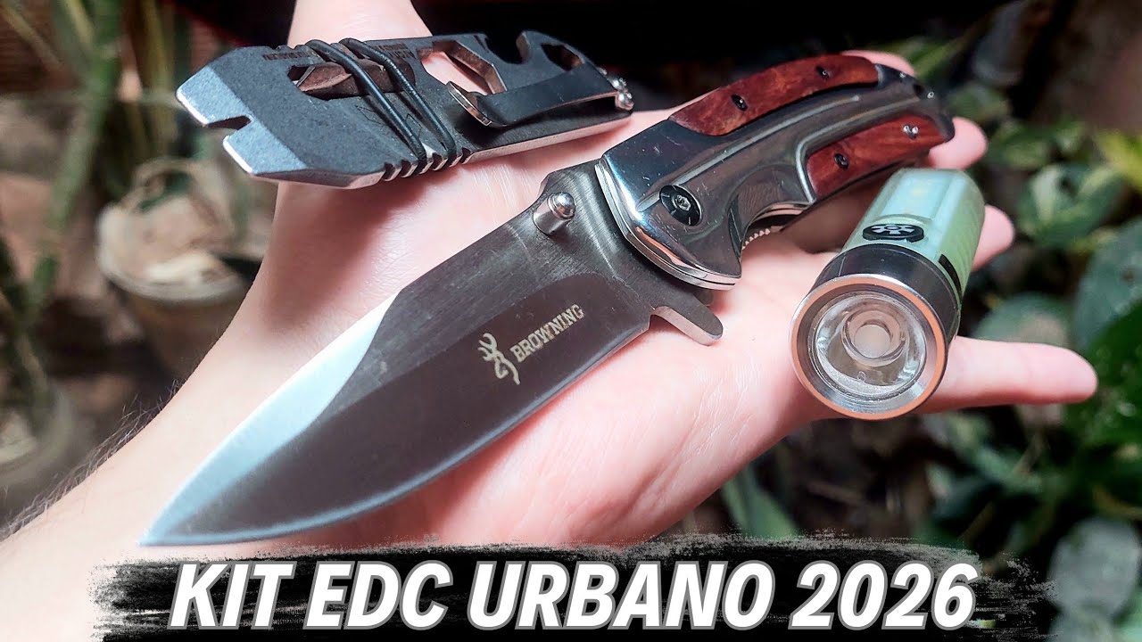 MEU EDC URBANO COMPACTO PARA 2026. #edc #canivete #edcorganizer #kit 