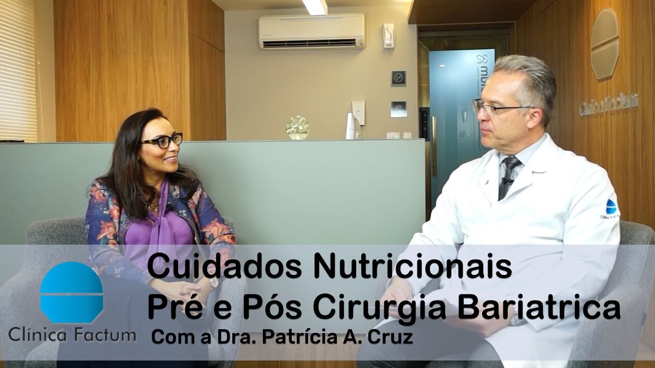 CUIDADOS NUTRICIONAIS PRÉ e PÓS CIRURGIA BARIÁTRICA